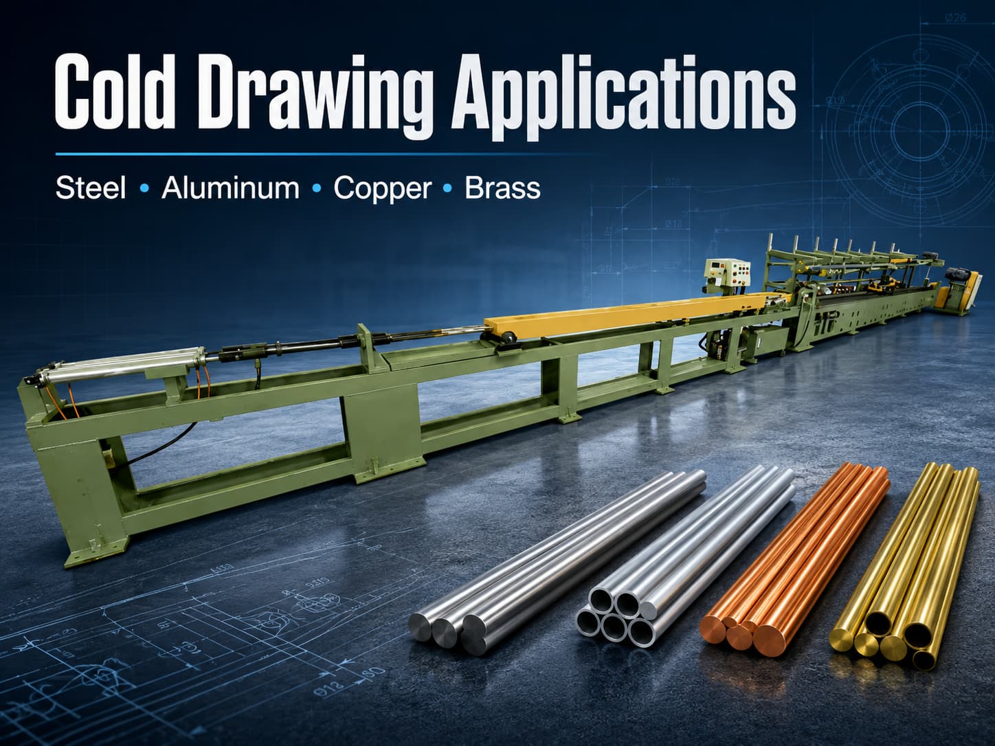 Cold Drawing Applications in Steel, Aluminum, Copper, and Brass Processing: What Manufacturers Need to Know